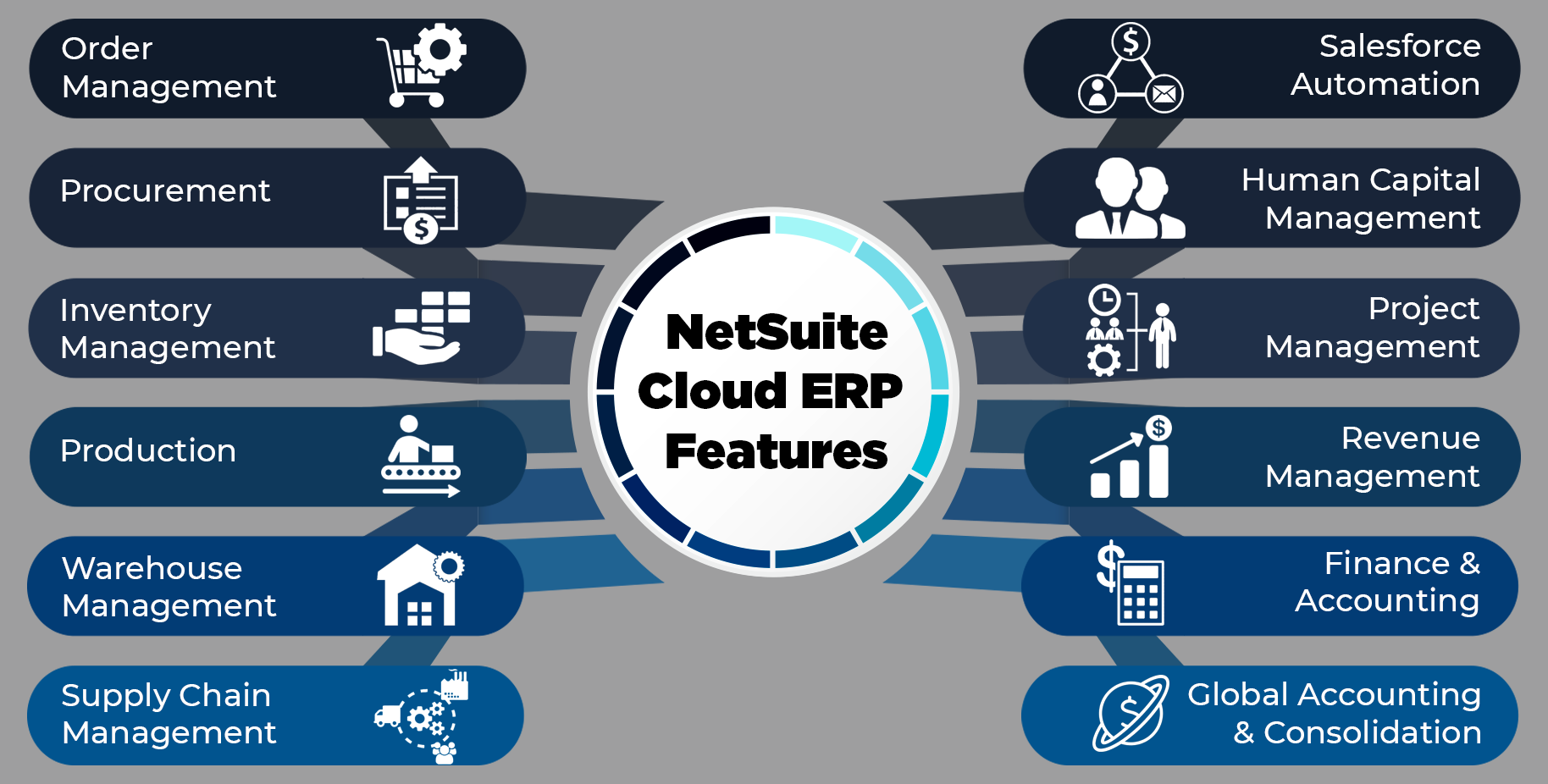 Features of Oracle NetSuite Cloud ERP